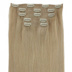 20" Warm Honey Blonde Seamless Clip - ins (180g) - Private Label