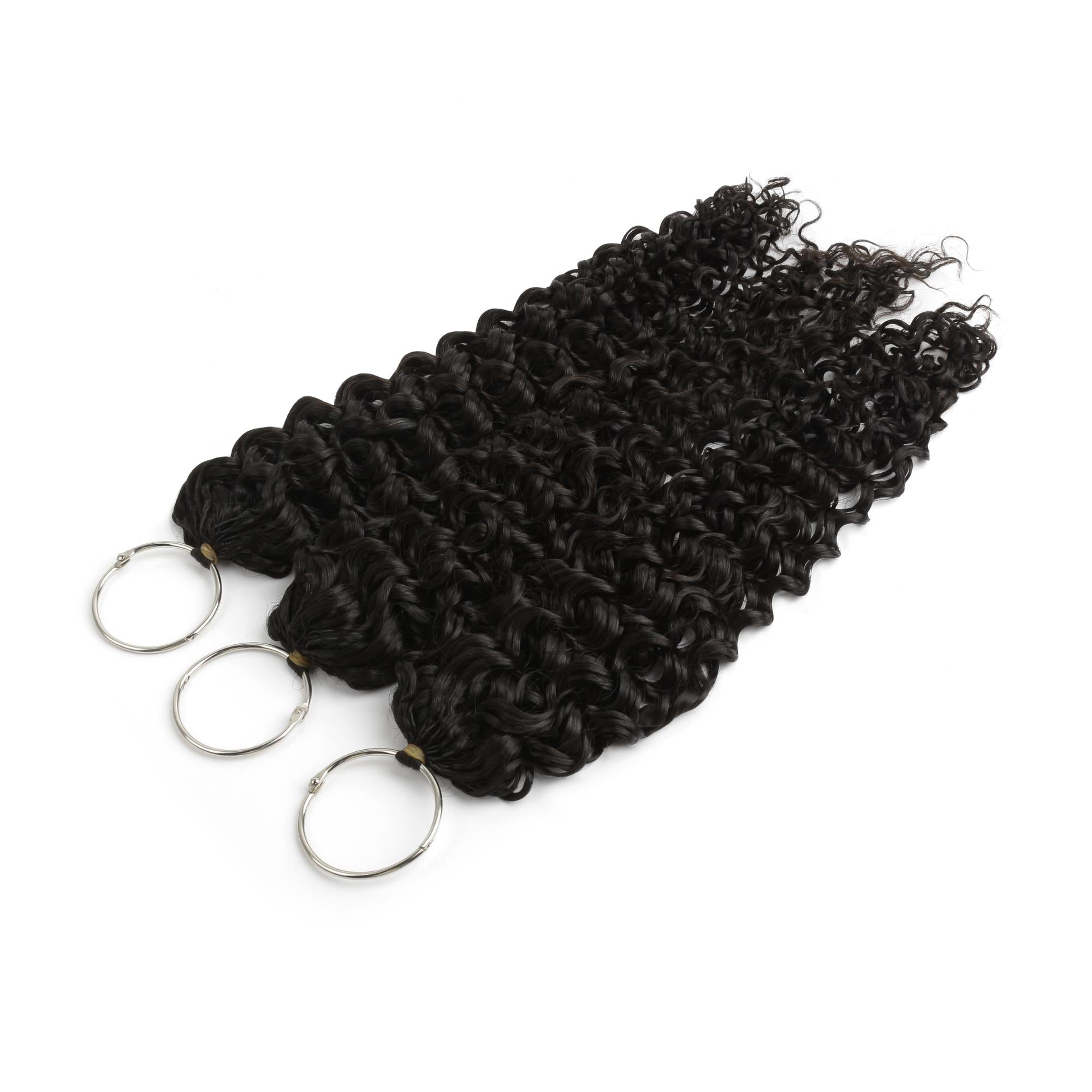 20" Water Wave Feather Crochet Human Hair - Private Label