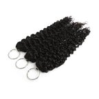 20" Water Wave Feather Crochet Human Hair - Private Label