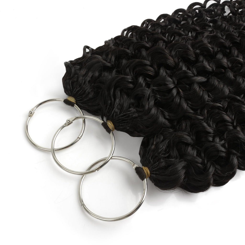 20" Water Wave Feather Crochet Human Hair - Private Label
