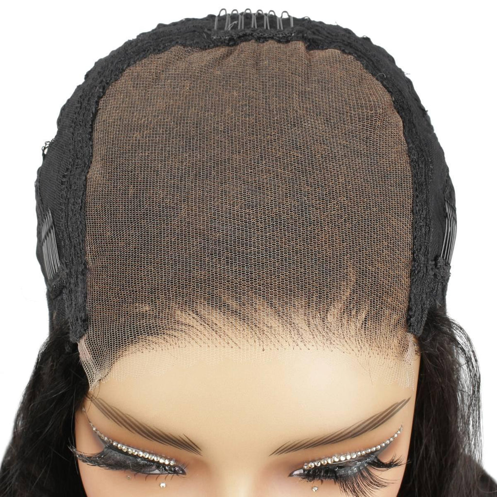 Jet Black Body Wave 5x5 HD Closure Wig - Private Label