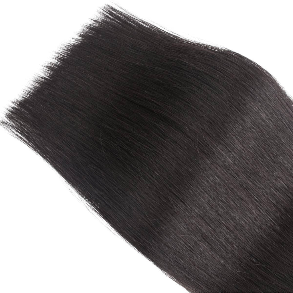 Raw Straight Seamless Clip - In 100% Human Hair Extensions - Private Label