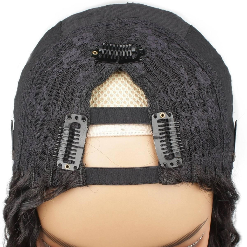 Deep Curl V Part 100% Human Hair Wig - Private Label