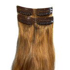 Honey Blonde Seamless Clip - In 100% Human Hair Extensions - Private Label