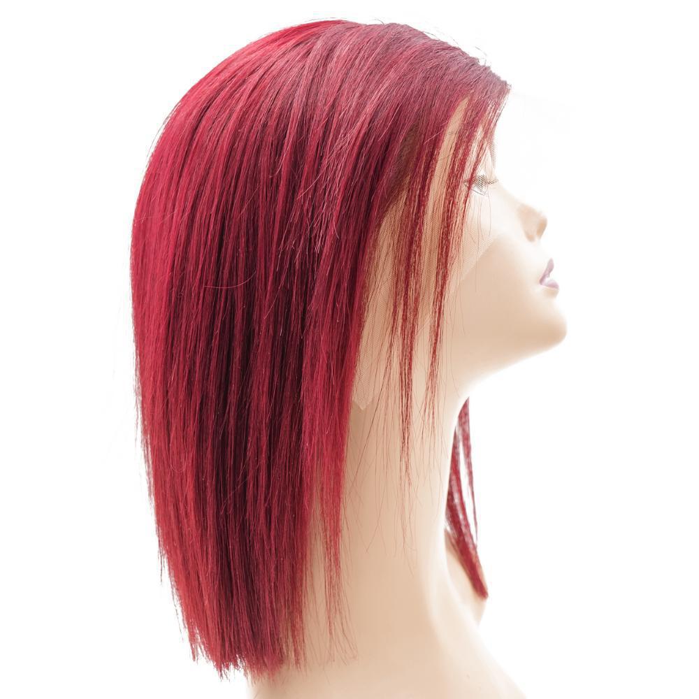 Cherry 13x4 Transparent Lace Front 100% Human Hair Bob Wig - Private Label