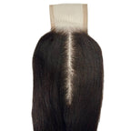 Yaki Straight 2x6 Transparent Lace Human Hair Closure - Private Label