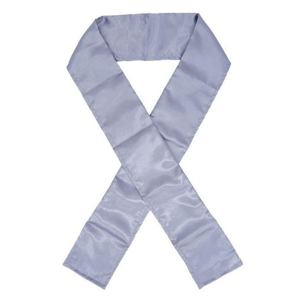 silver silk edge scarf