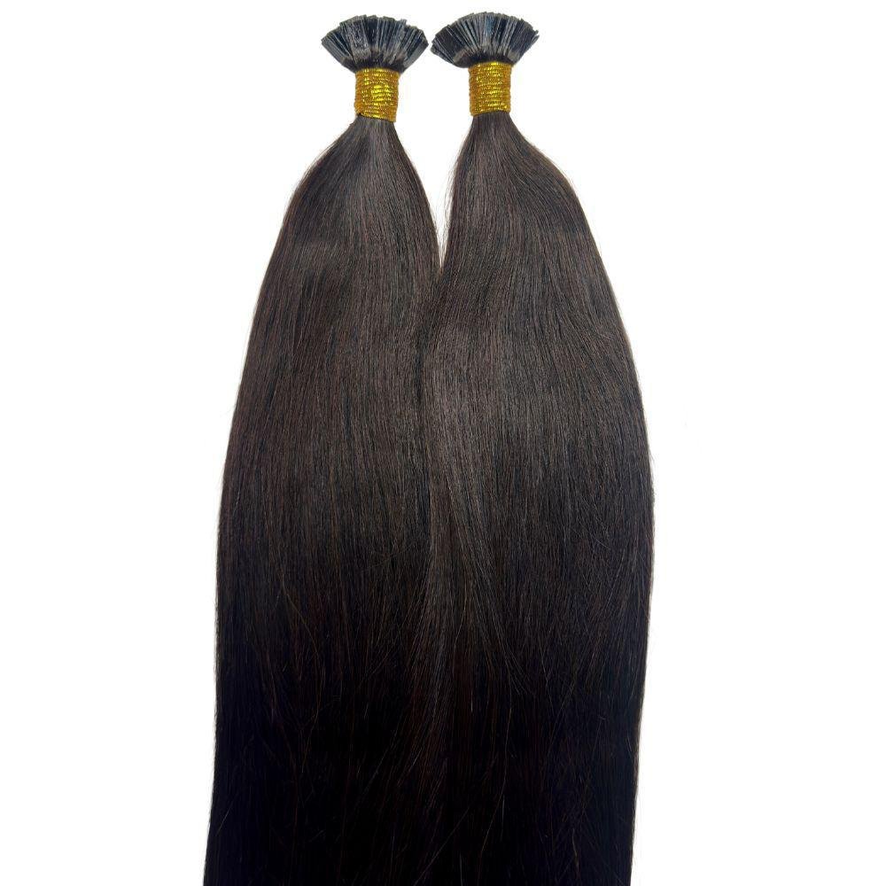 Natural Black Straight Flat - Tip - Private Label