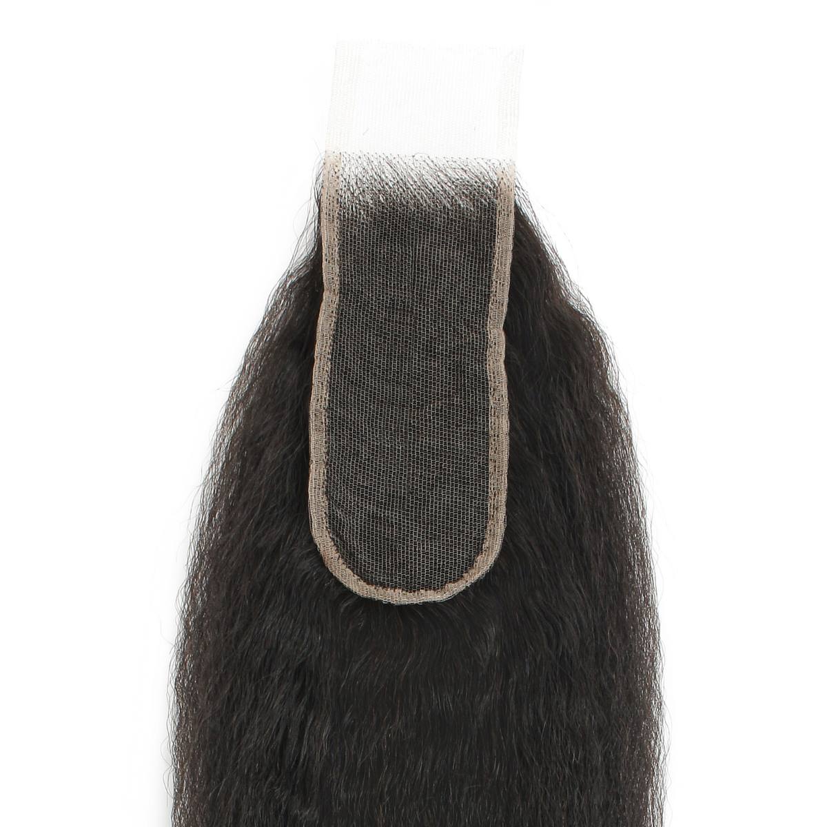 Kinky Straight 2x6 HD Lace 100% Human Hair Closure - Private Label