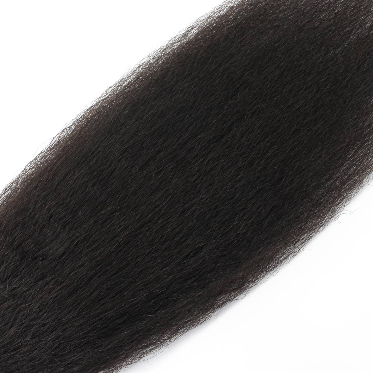 Kinky Straight 2x6 HD Lace 100% Human Hair Closure - Private Label