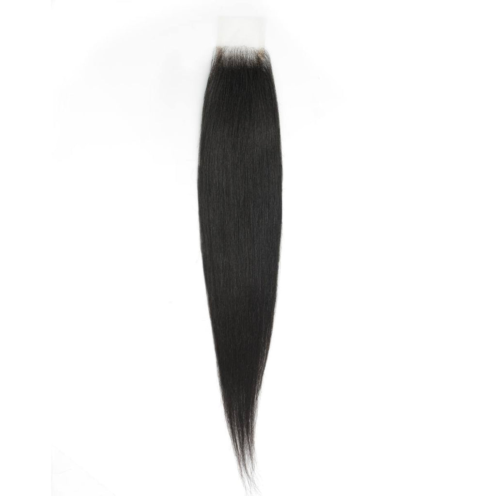Yaki Straight 2x6 HD Lace 100% Human Hair Closure - Private Label