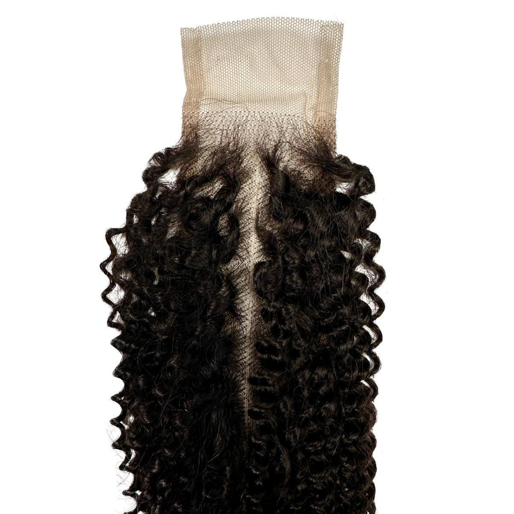 Jerry Curl 2x6 Transparent Lace Human Hair Closure - Private Label