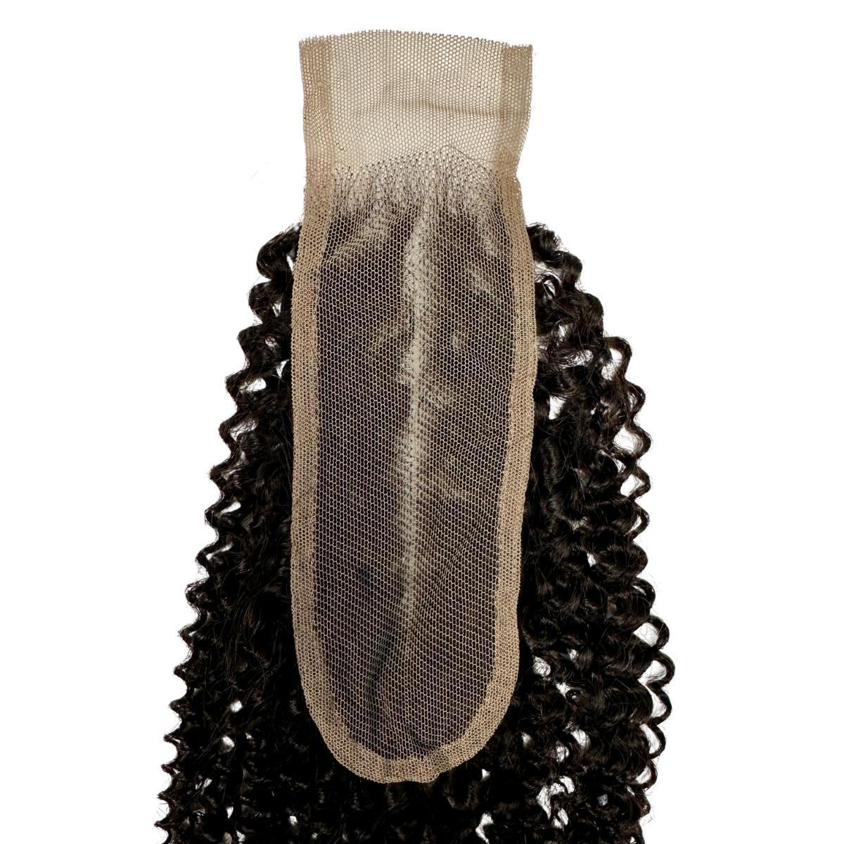 Jerry Curl 2x6 Transparent Lace Human Hair Closure - Private Label