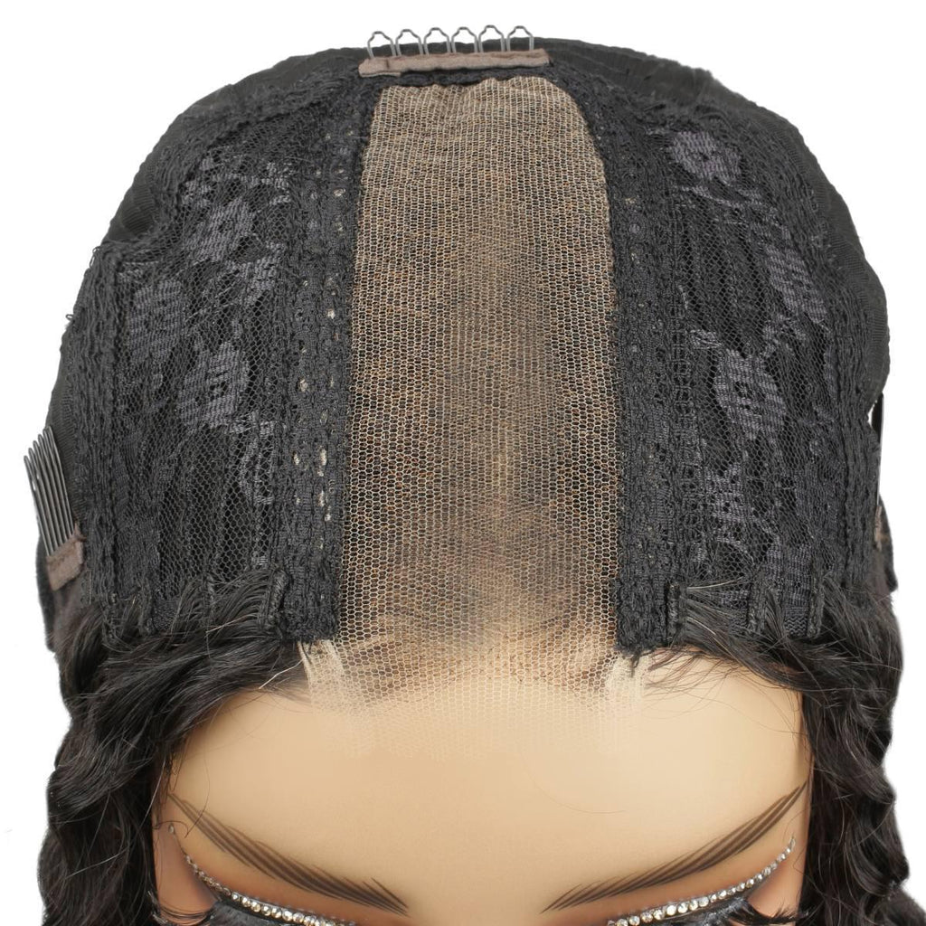 Deep Curly 2x6 HD Lace Closure 100% Human Hair Glueless Wig - Private Label