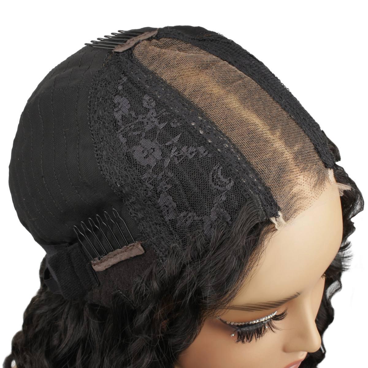 Beach Wave 2x6 HD Lace Closure 100% Human Hair Glueless Wig - Private Label