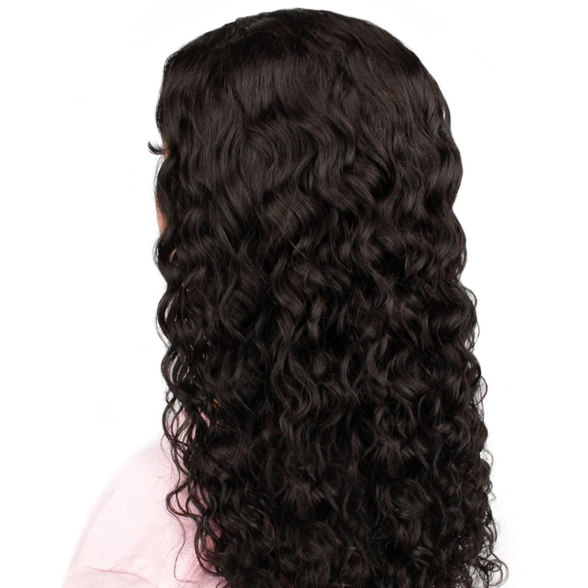 Beach Wave 2x6 HD Lace Closure 100% Human Hair Glueless Wig - Private Label