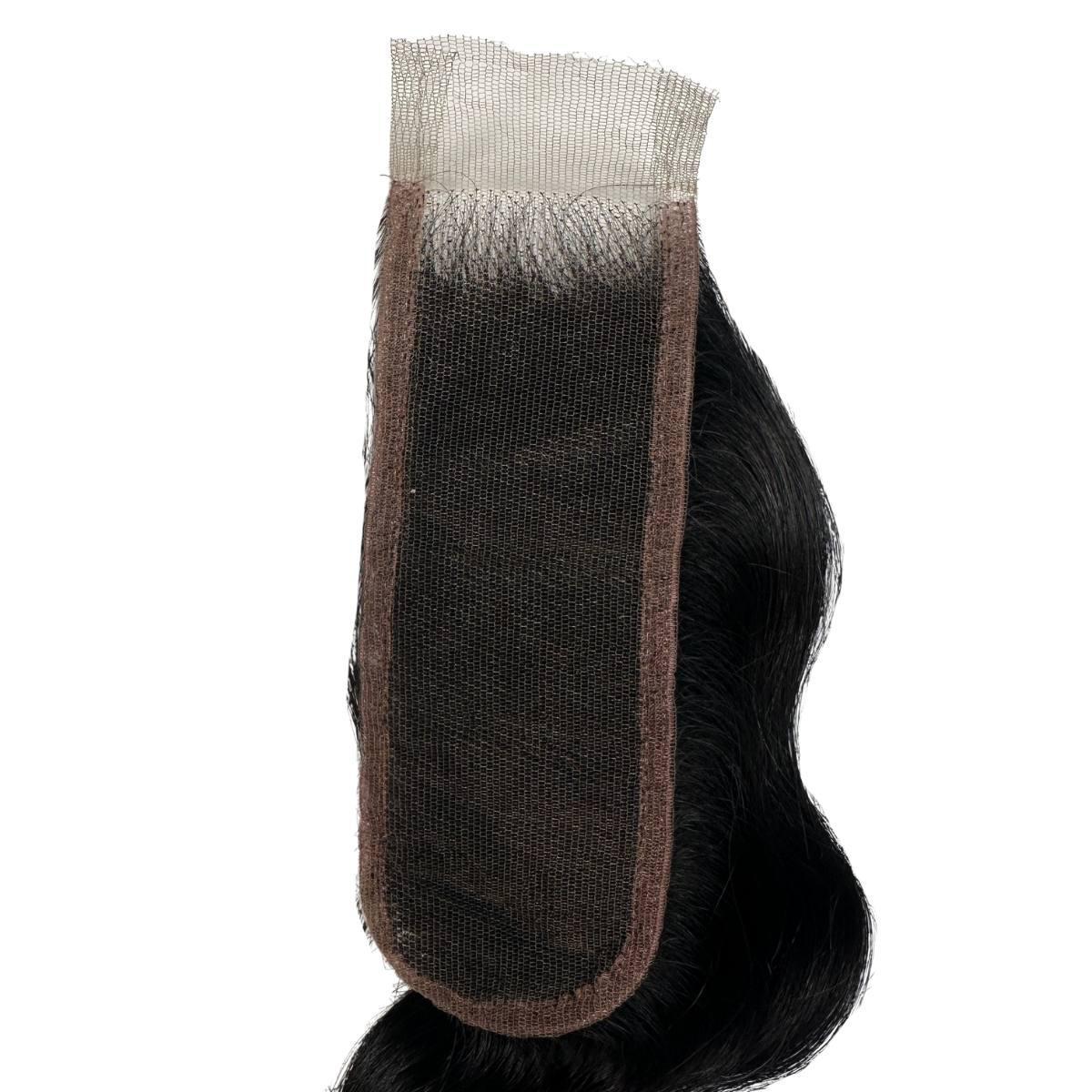 Jet Black Body Wave 2x6 HD Lace 100% Human Hair Closure - Private Label