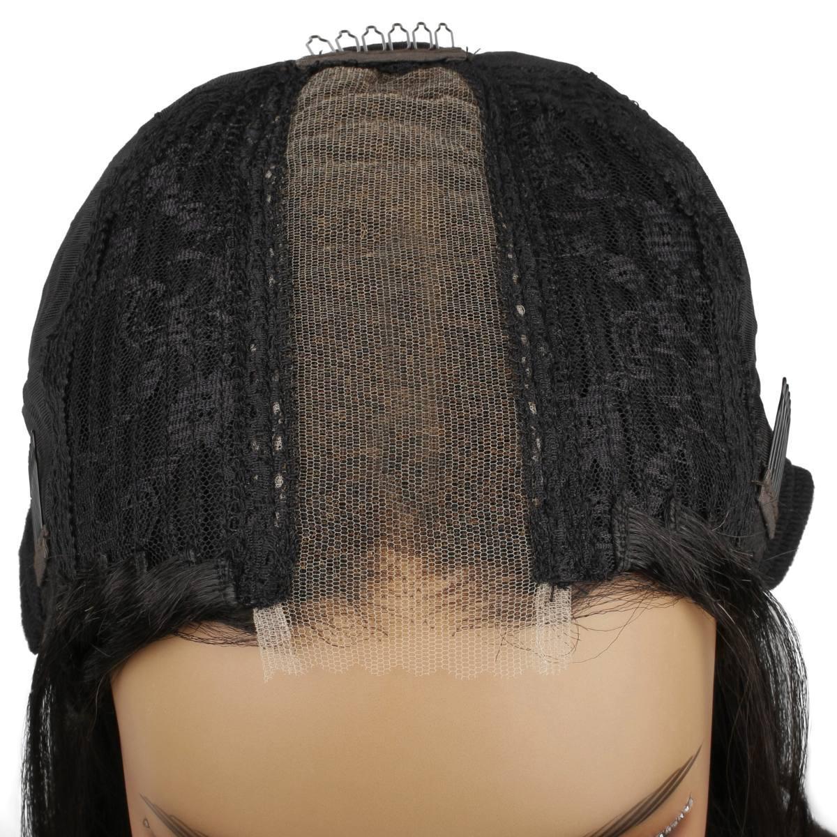 Yaki Straight 2x6 HD Lace Closure 100% Human Hair Glueless Wig - Private Label
