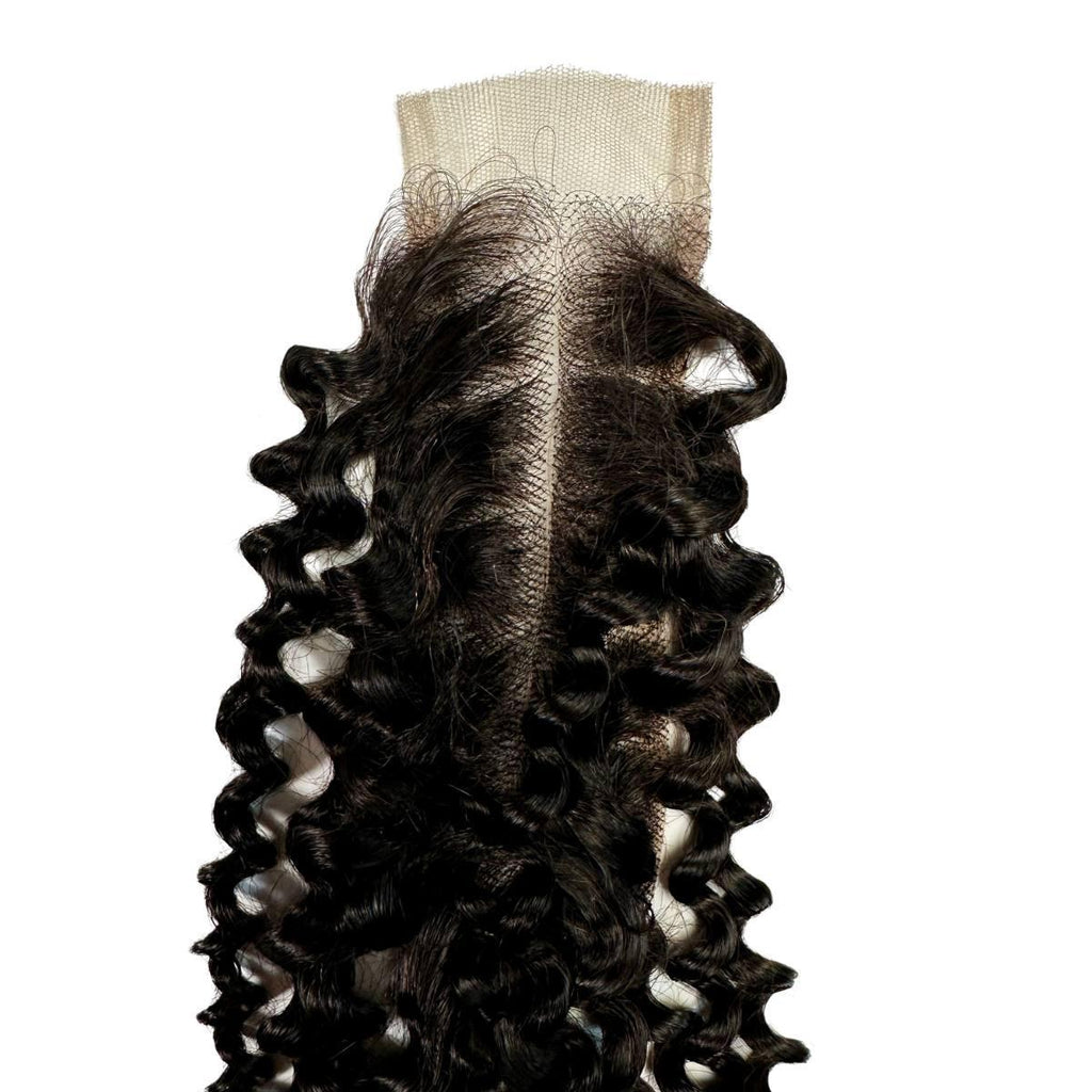 Kinky Curly 2x6 HD Lace 100% Human Hair Closure - Private Label