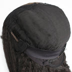 Kinky Straight 2x6 HD Lace Closure 100% Human Hair Glueless Wig - Private Label