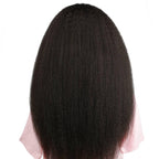 Kinky Straight 2x6 HD Lace Closure 100% Human Hair Glueless Wig - Private Label