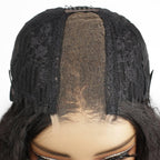 Kinky Straight 2x6 HD Lace Closure 100% Human Hair Glueless Wig - Private Label
