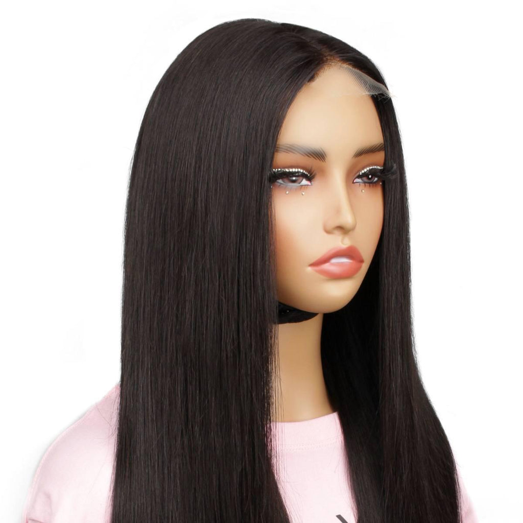 Straight 2x6 HD Lace Closure 100% Human Hair Glueless Wig - Private Label