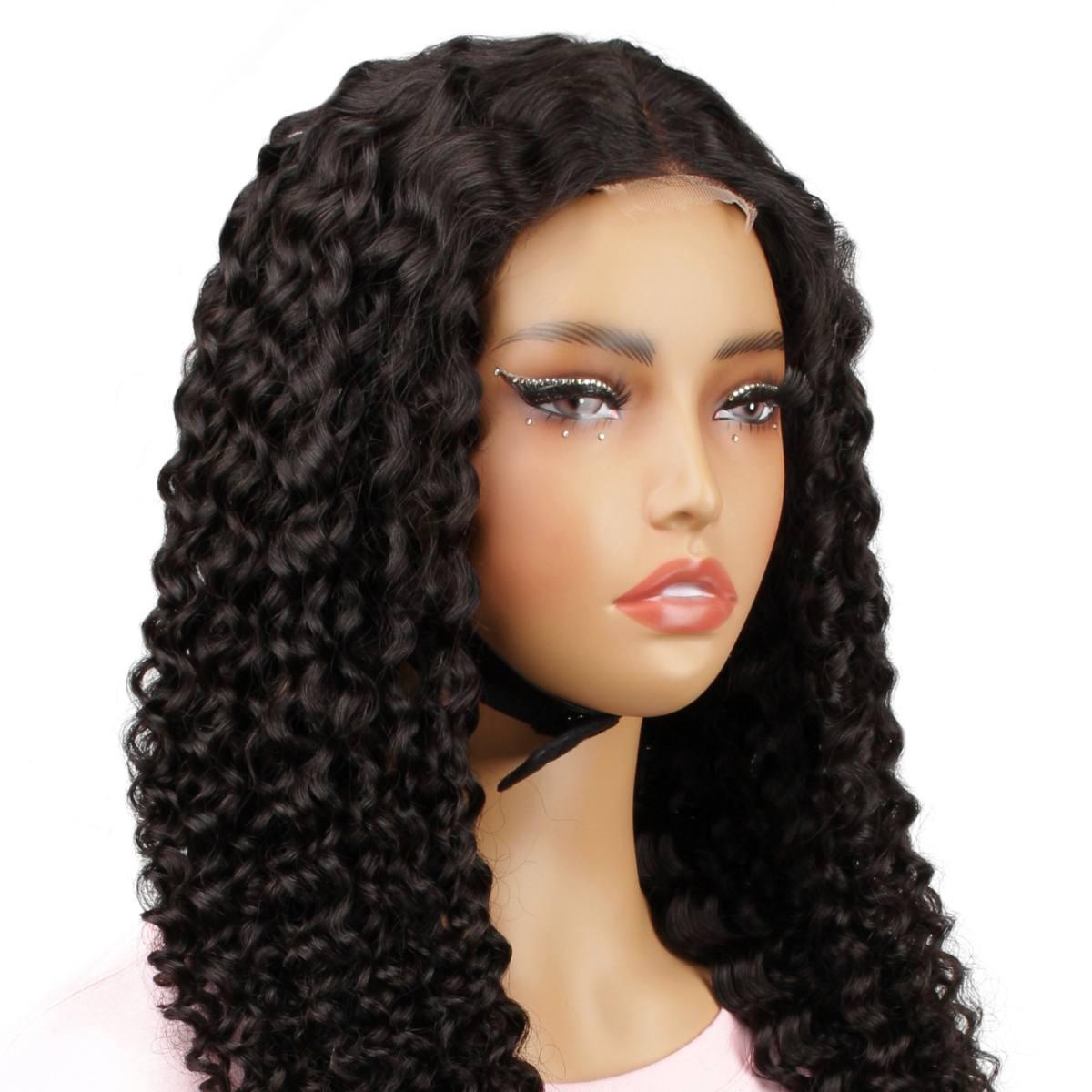 Tight Curl 2x6 HD Lace Closure 100% Human Hair Glueless Wig - Private Label