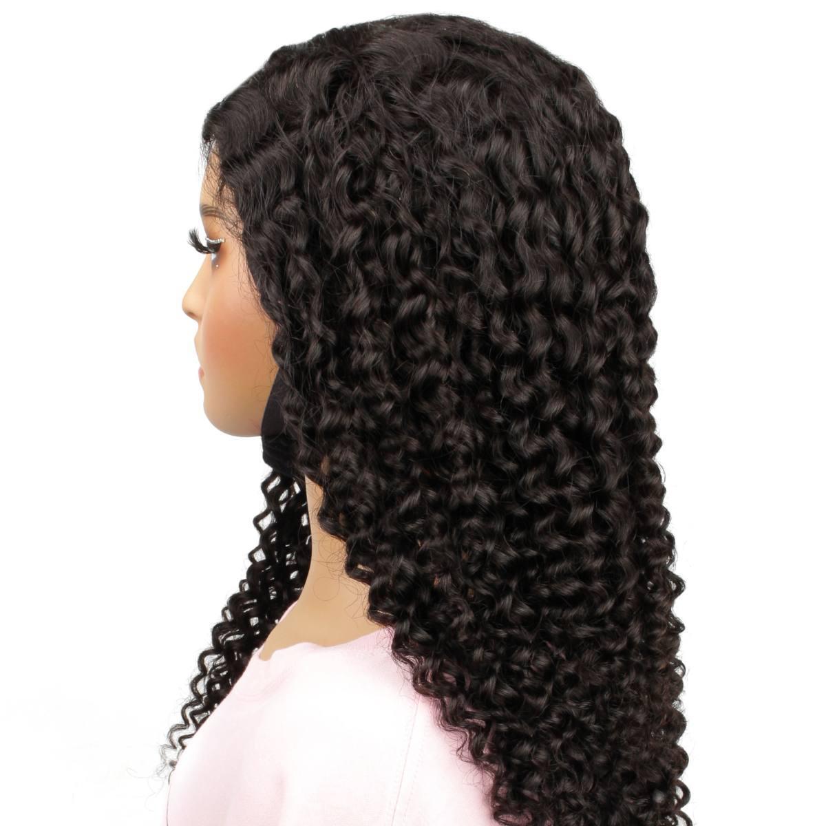 Tight Curl 2x6 HD Lace Closure 100% Human Hair Glueless Wig - Private Label