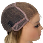 Honey Blonde Ombre Wavy 5x5 HD Lace 100% Human Hair Closure Wig - Private Label