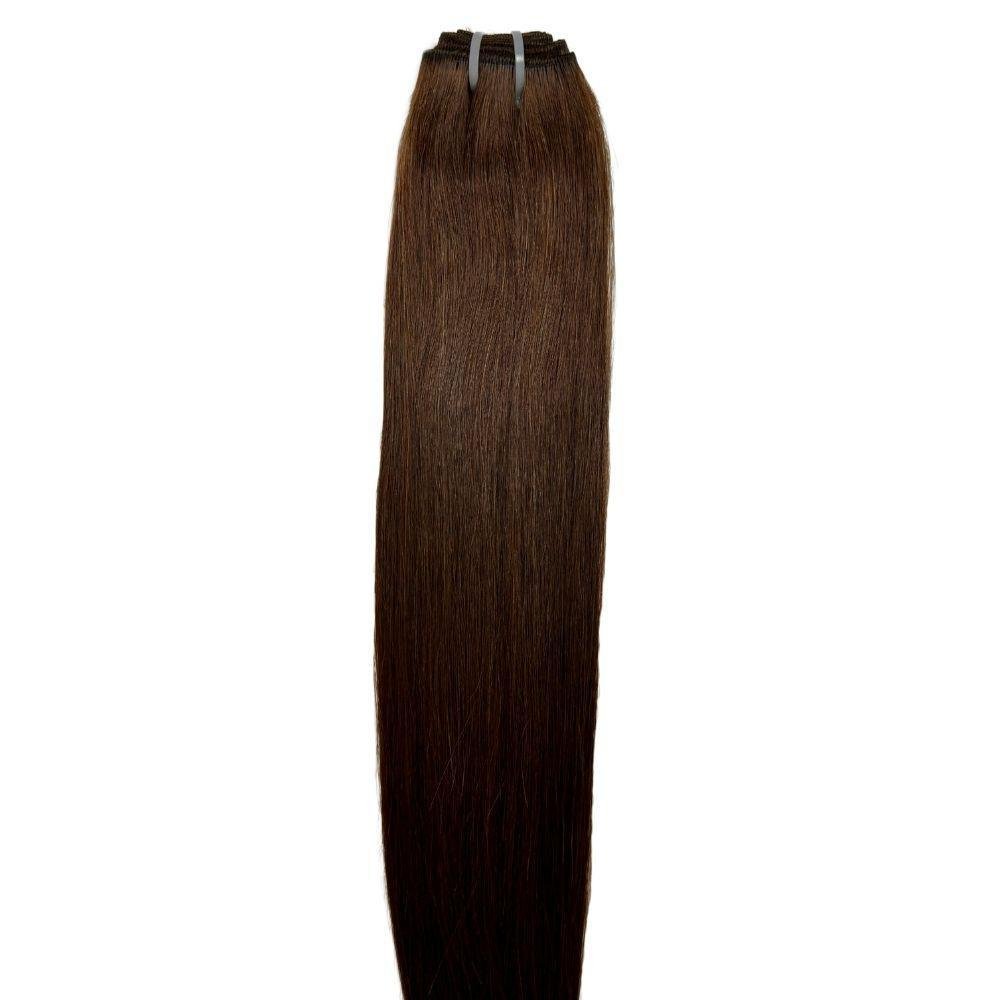 Raw Dark Brown Straight 100% Human Hair Bundles - Private Label