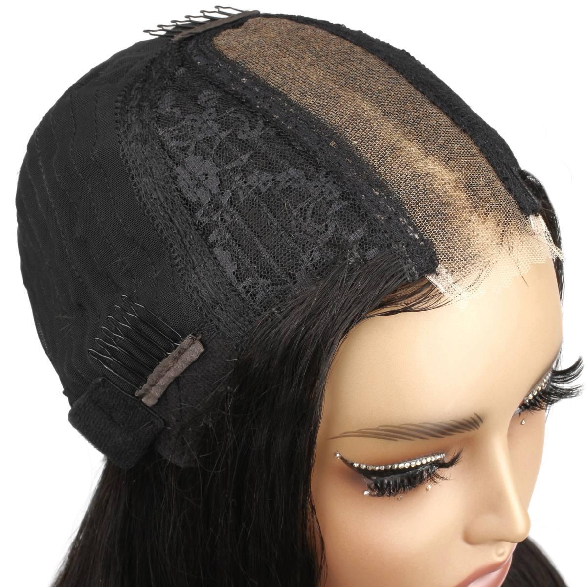Savannah 2x6 HD Lace Closure Straight 100% Human Hair Pop On Wig - Private Label
