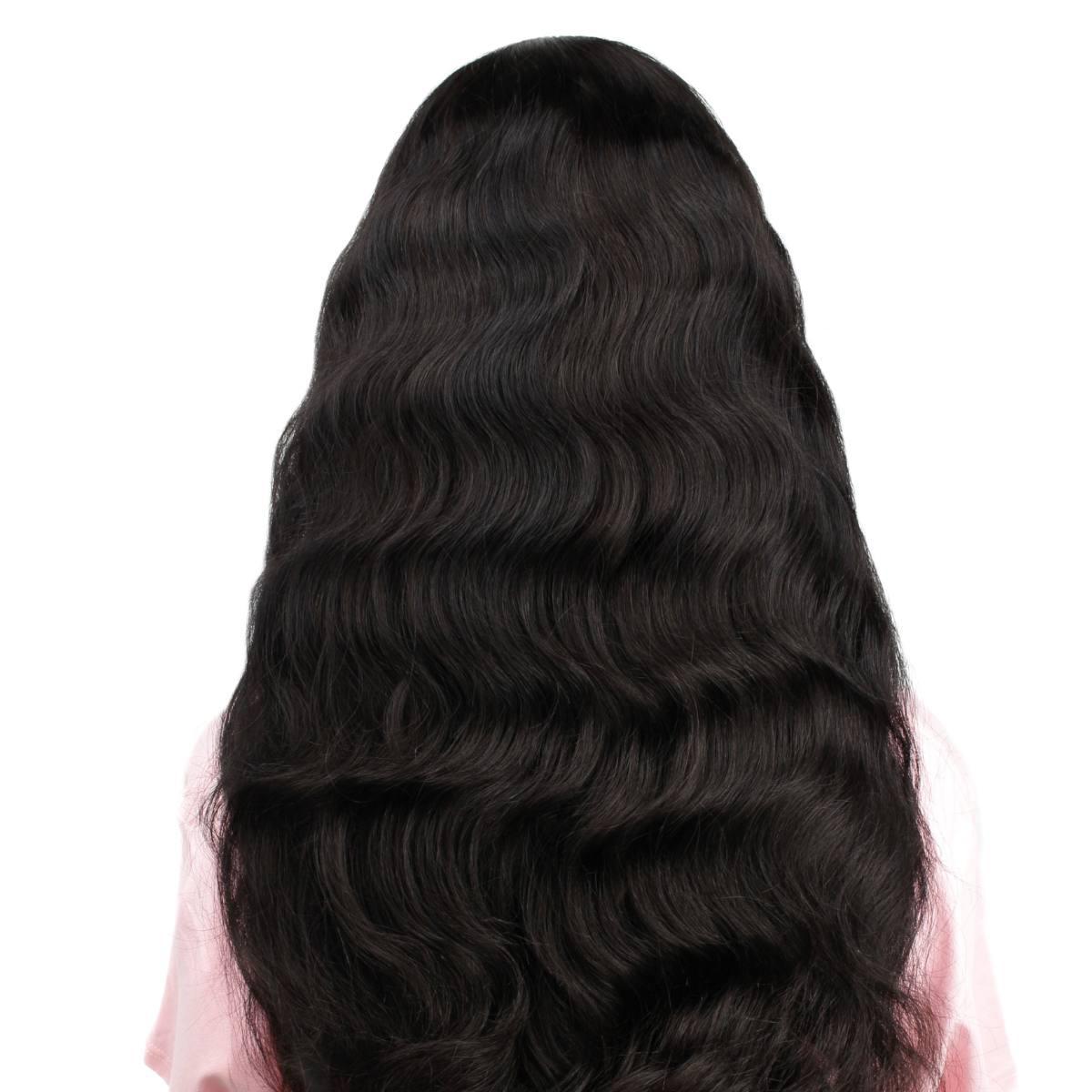 Jet Black Body Wave 13x4 HD Lace Front Wig - Private Label