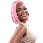 Cotton Candy 13x4 Transparent Lace Front 100% Human Hair Bob Wig - Private Label