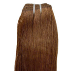 Raw Medium Brown Straight 100% Human Hair Bundles - Private Label