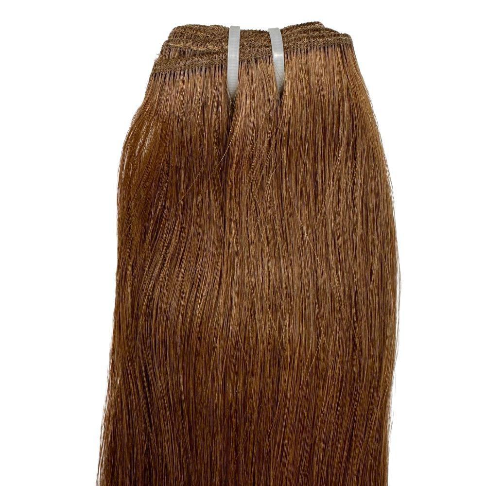 Raw Medium Brown Straight 100% Human Hair Bundles - Private Label