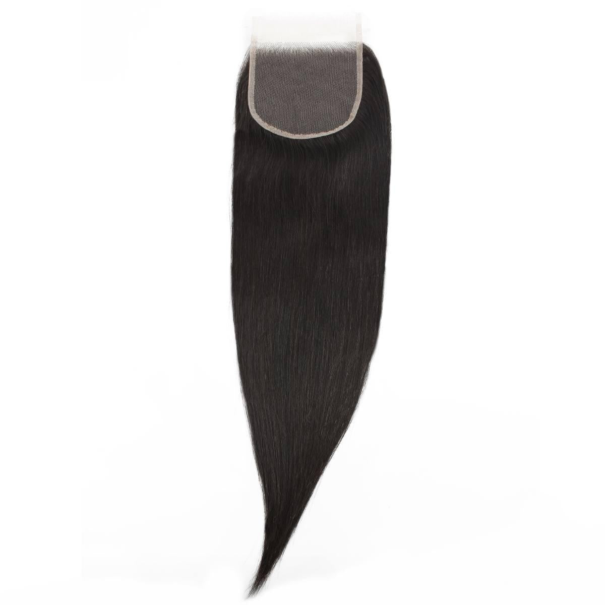 Brazilian Straight 4x4 HD Lace 100% Human Hair Closure - Private Label