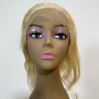 Blonde Body Wave Mono Lace Front PU Medical Wig SALE - Private Label