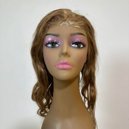 Body Wave Skin Polyurethane Medical Wig SALE