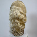 Blonde Body Wave Mono Lace Front PU Medical Wig SALE - Private Label