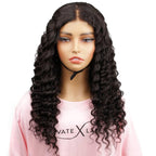 Demi Wylie 2x6 HD Lace Closure Deep Wave 100% Human Hair Pop On Wig - Private Label