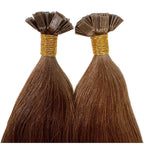 Medium Brown Straight Flat - Tip - Private Label