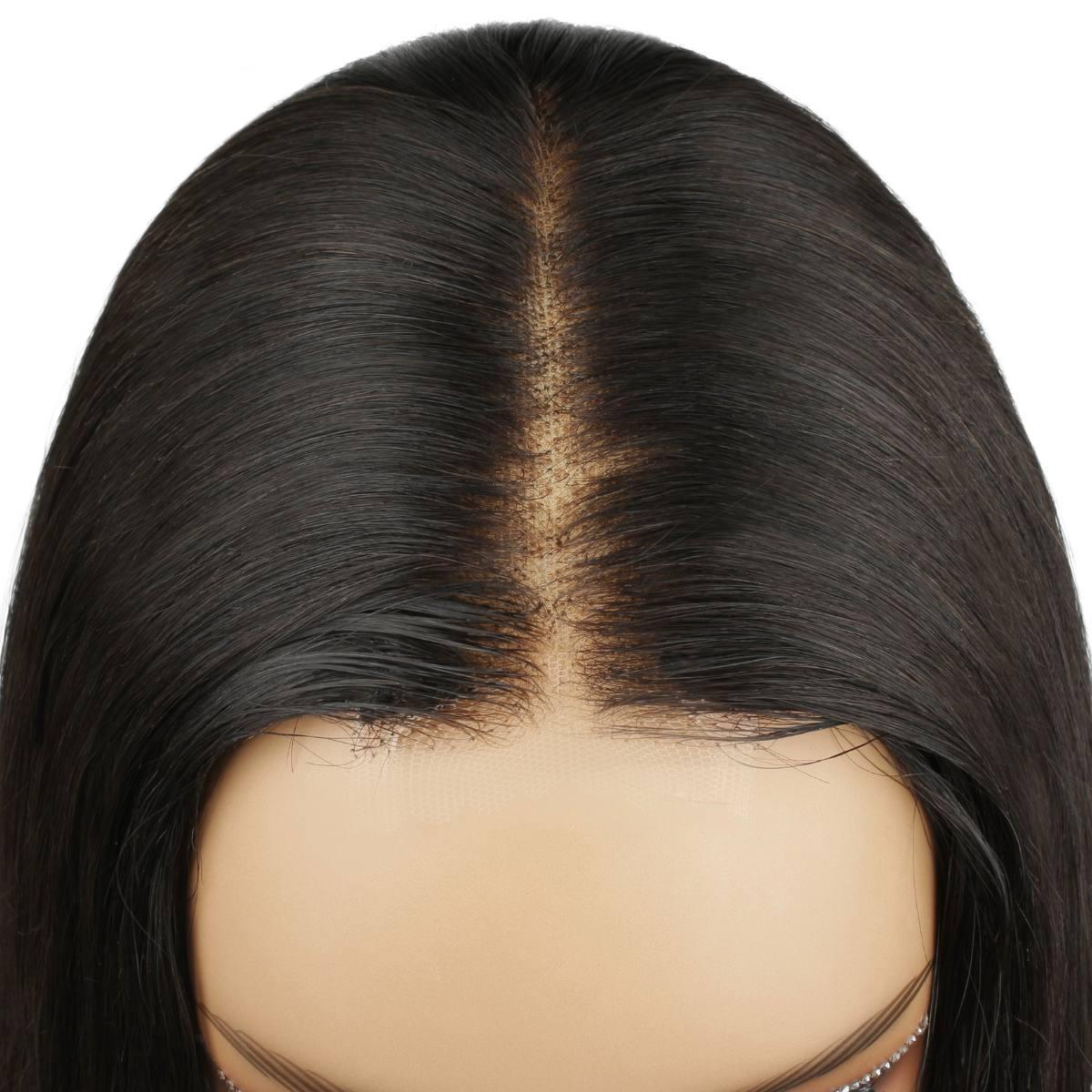 Savannah 2x6 HD Lace Closure Straight 100% Human Hair Pop On Wig - Private Label