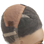 Natural Black Transparent Full Lace 100% Human Hair Afro Wig - Private Label