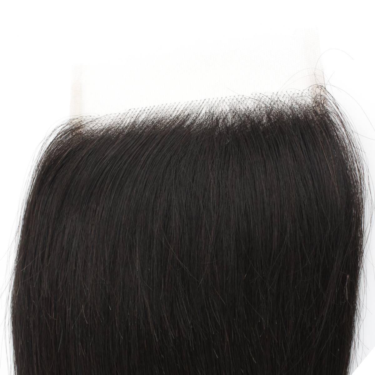 Brazilian Straight 4x4 HD Lace 100% Human Hair Closure - Private Label