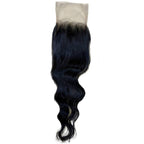 Raw Indian Wavy 4x4 Transparent Lace 100 % Human Hair Closure SALE - Private Label