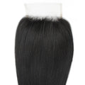 Yaki Straight 4x4 Transparent Lace Human Hair Closure - Private Label