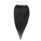 Yaki Straight 4x4 Transparent Lace Human Hair Closure - Private Label