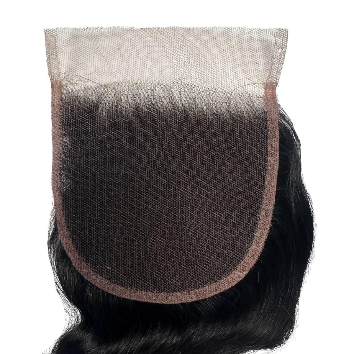 Jet Black Body Wave 4x4 HD Lace Human Hair Closure - Private Label