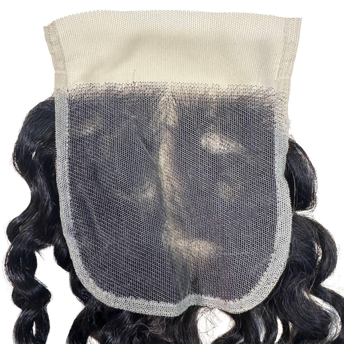 Spanish Wave 4x4 Transparent Lace Human Hair Closure - Private Label